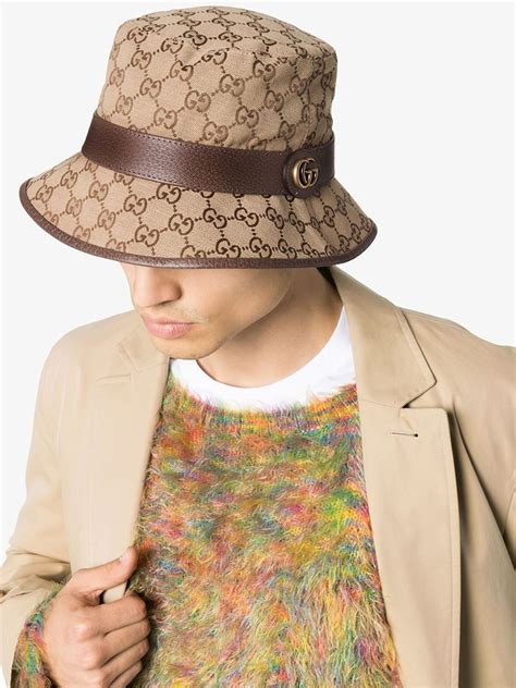 brown gucci hat|designer fedora hats gucci black.